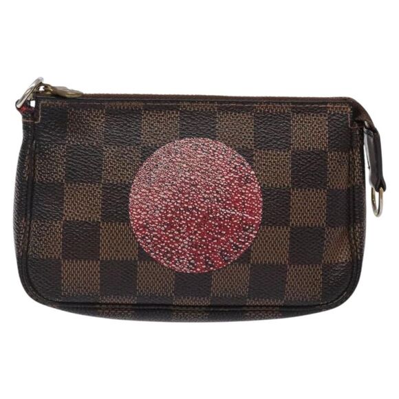 Louis Vuitton Pochette Accessoire Brown Canvas Clutch Bag (Pre-Owned) - Picture 1 of 16